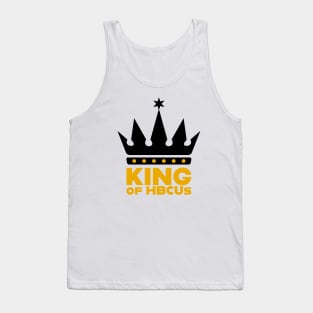 King Of HBCUs Black/Gold Logo Tee Tank Top